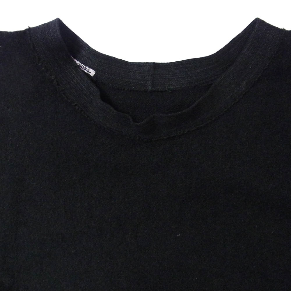 カヴァル ウール カシミヤ クルーネック セーター ニット ブラック系 L【中古】