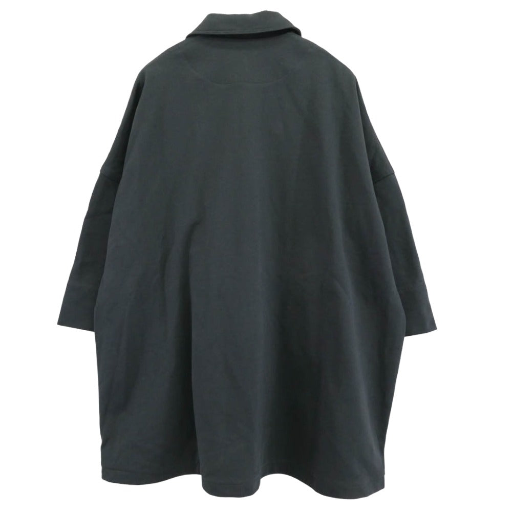 ハッピーソース HSJ003 BIG SILHOUETTE SWEAT COAT ビッグシルエット スウェット コート ダークグレー系 M【中古】