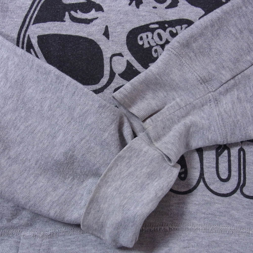 HYSTERIC GLAMOUR ヒステリックグラマー 0221CF09 ROCK ME BABY プルオーバー パーカー グレー系 M【中古】