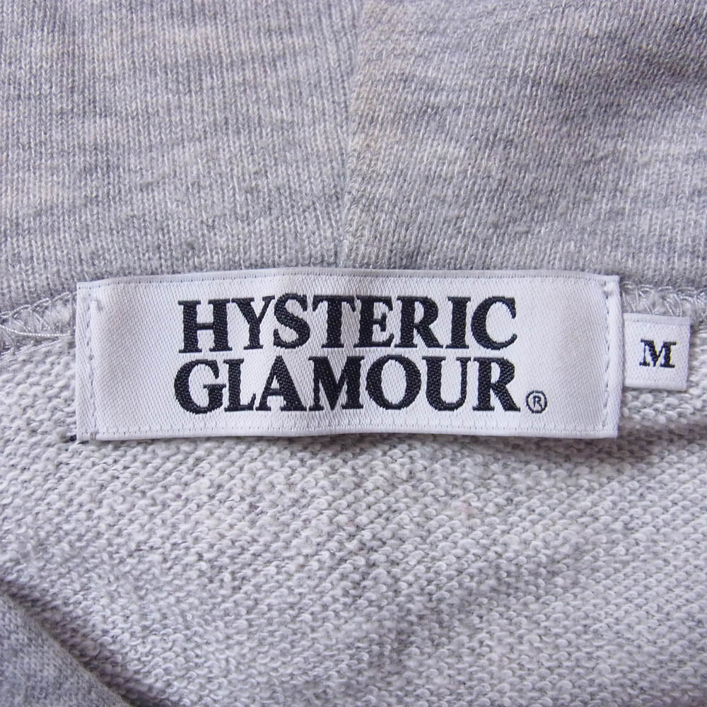 HYSTERIC GLAMOUR ヒステリックグラマー 0221CF09 ROCK ME BABY プルオーバー パーカー グレー系 M【中古】