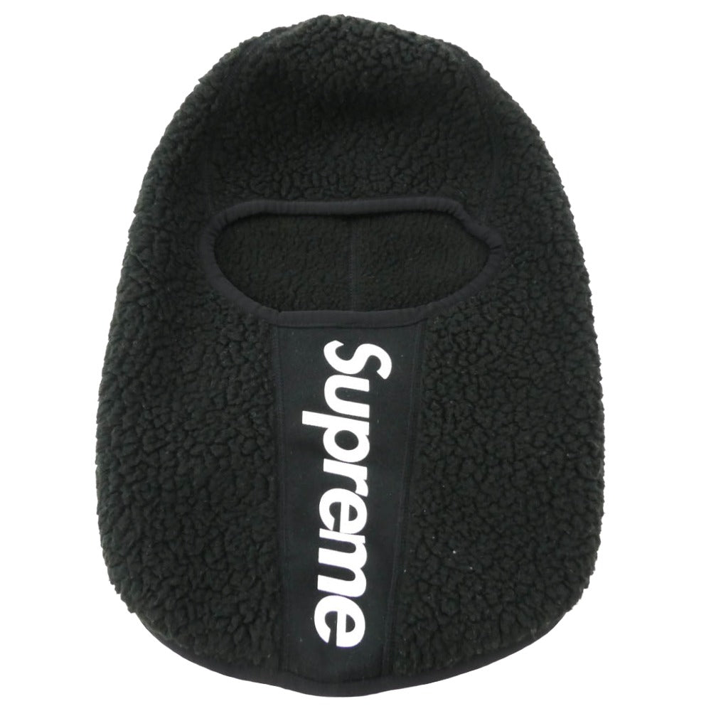 Supreme シュプリーム 17AW ワングラム期 Polartec Deep Pile balaclava ポーラーテック ディープ バラクラバ フリース フェイス マスク 目出し帽 ブラック系【中古】