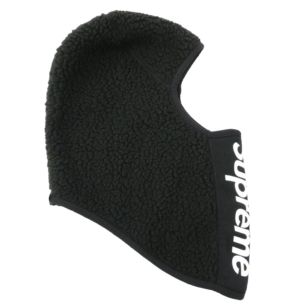 Supreme シュプリーム 17AW ワングラム期 Polartec Deep Pile balaclava ポーラーテック ディープ バラクラバ フリース フェイス マスク 目出し帽 ブラック系【中古】