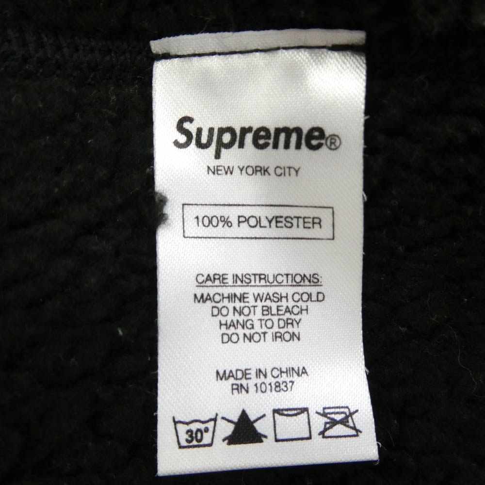 Supreme シュプリーム 17AW ワングラム期 Polartec Deep Pile balaclava ポーラーテック ディープ バラクラバ フリース フェイス マスク 目出し帽 ブラック系【中古】