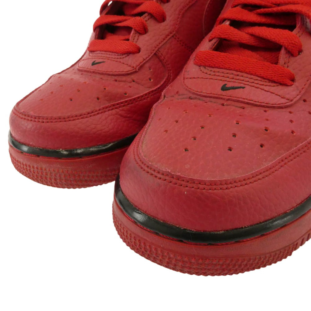 NIKE ナイキ 488298-627 Air Force 1 Low Gym Red エアフォース1 ロー ジムレッド スニーカー レッド系 26.5cm【中古】