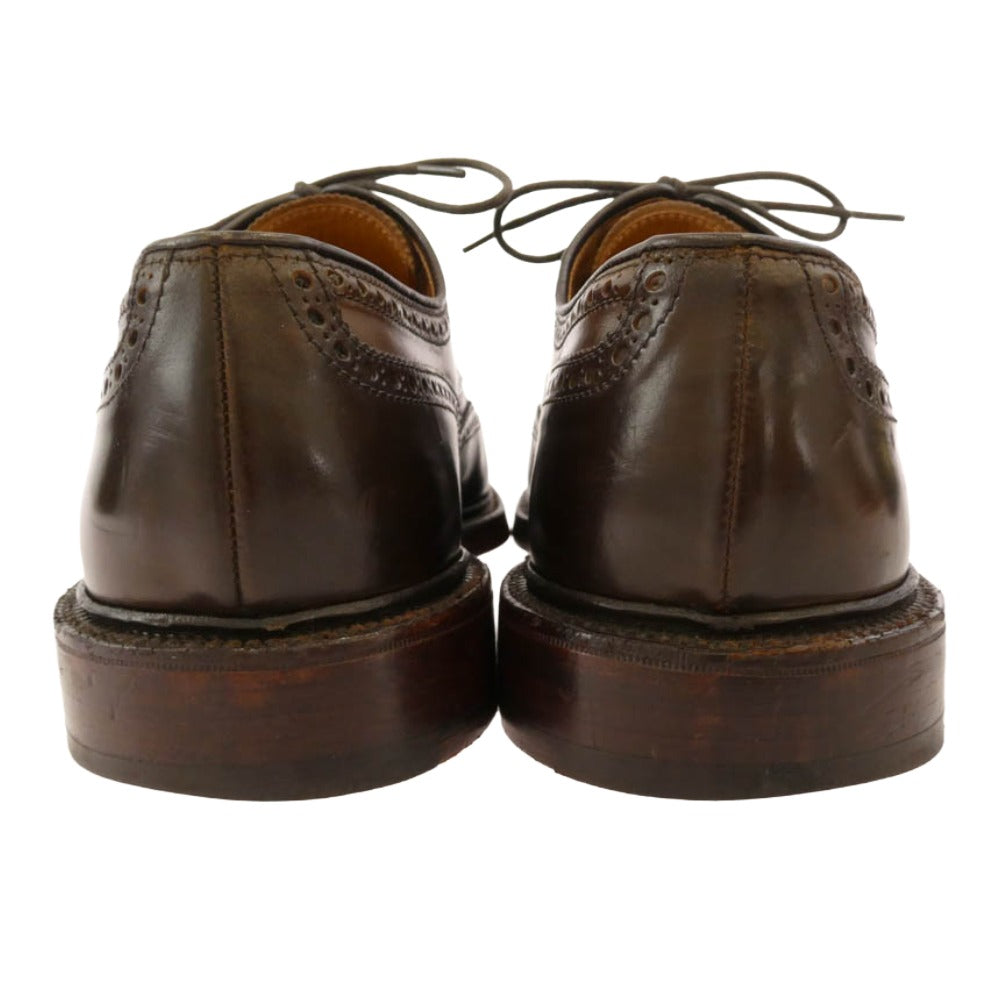 CROCKETT&JONES クロケットアンドジョーンズ PEMBROKE 2 ペンブローク レザー ウイングチップ シューズ ブラウン系 9【中古】