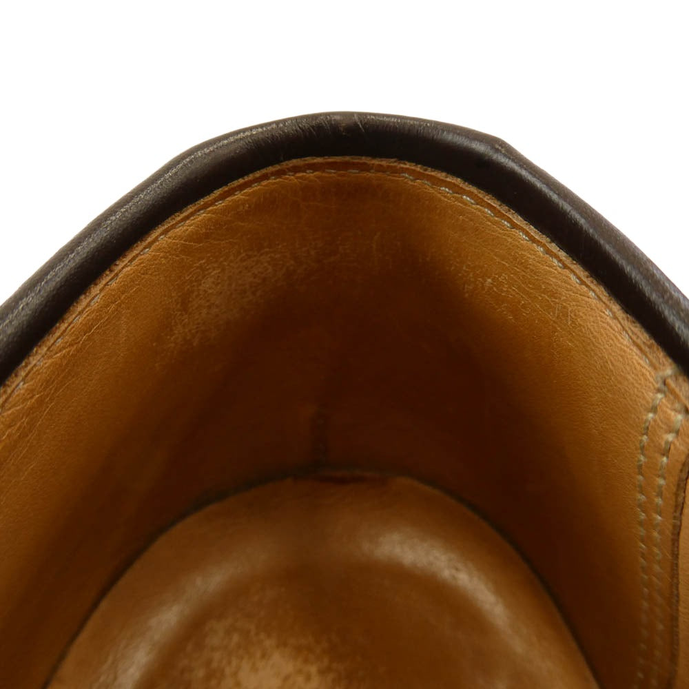 CROCKETT&JONES クロケットアンドジョーンズ PEMBROKE 2 ペンブローク レザー ウイングチップ シューズ ブラウン系 9【中古】
