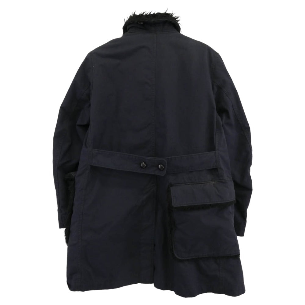 Engineered Garments エンジニアードガーメンツ WOOL Melton クルミボタン コート ネイビー系 M【中古】