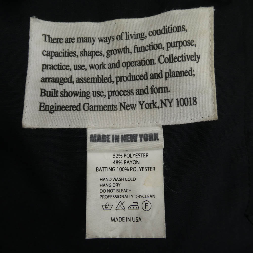 Engineered Garments エンジニアードガーメンツ WOOL Melton クルミボタン コート ネイビー系 M【中古】
