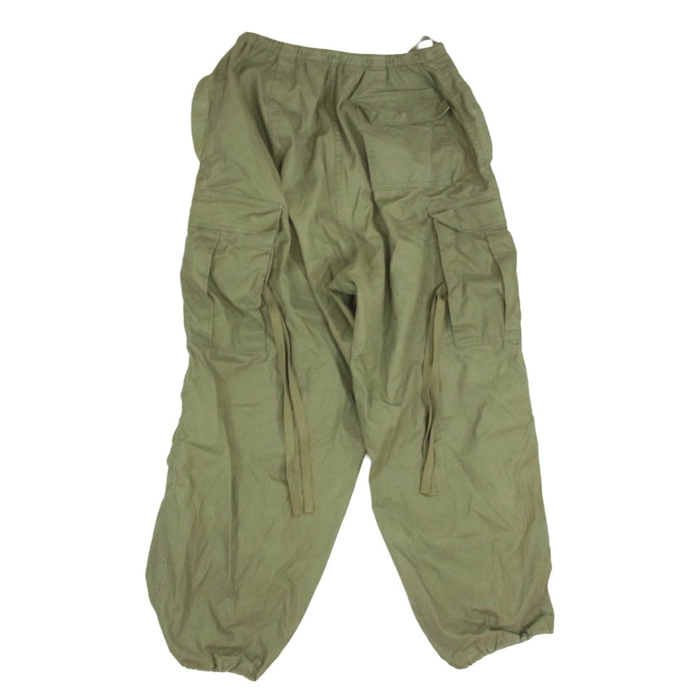 HYKE ハイク 22ss 221-13211 M-51 TYPE SHELL PANTS カーゴパンツ カーキ系 XL【中古】