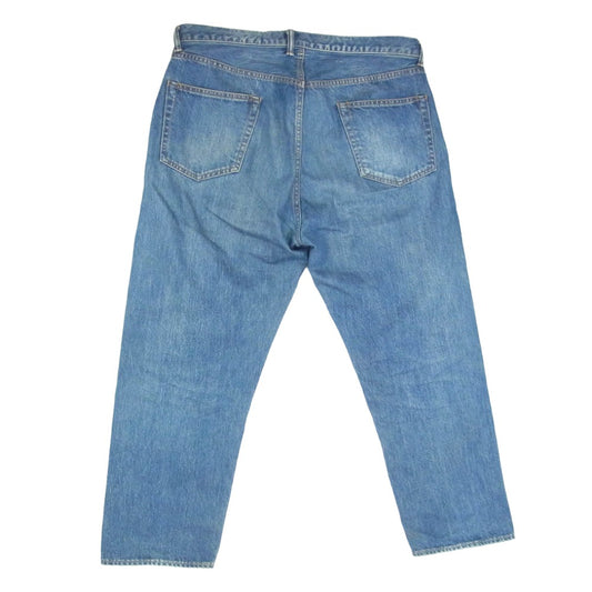 A.PRESSE アプレッセ 24ss 24ASP-04-06H Washed Denim Wide Pants ワイド デニム パンツ インディゴブルー系 36【中古】