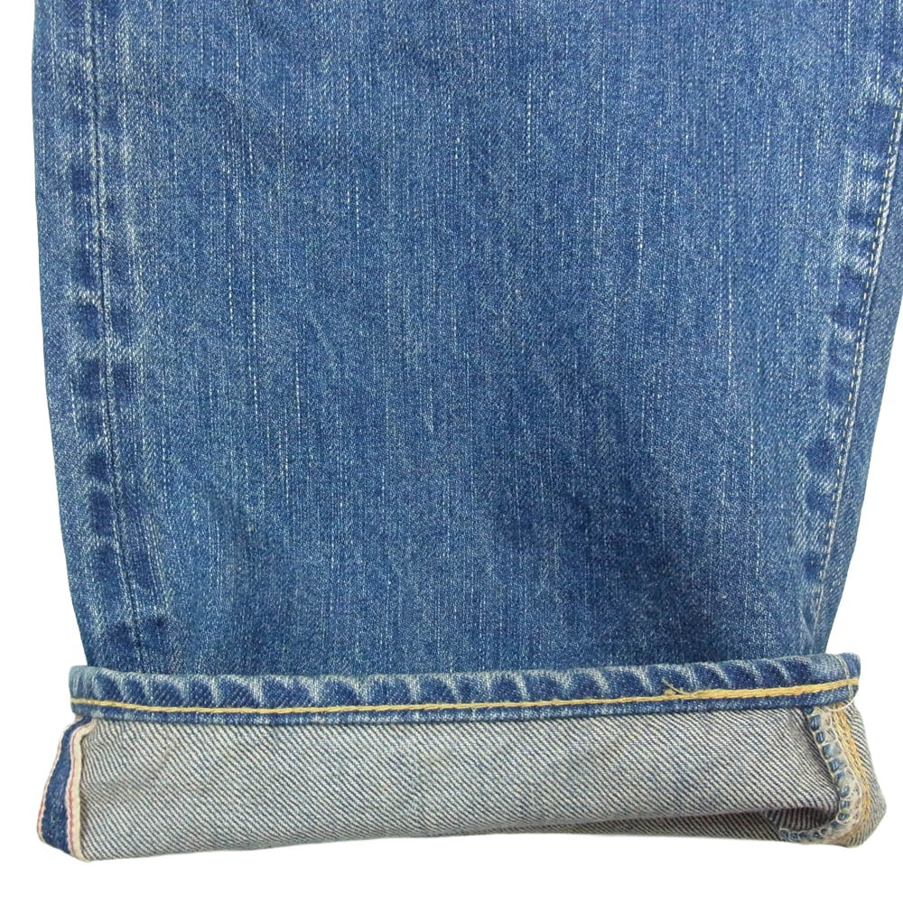 A.PRESSE アプレッセ 24ss 24ASP-04-06H Washed Denim Wide Pants ワイド デニム パンツ インディゴブルー系 36【中古】