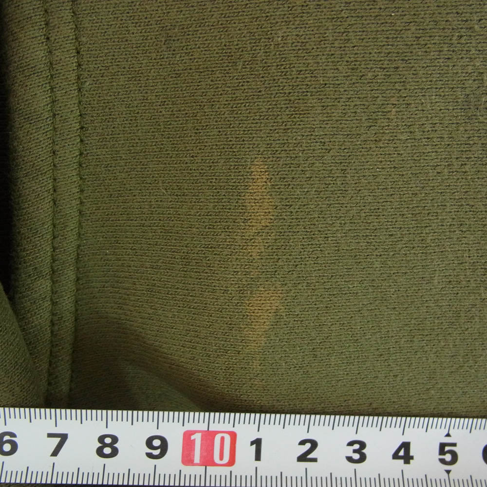 A.PRESSE アプレッセ 25SAP-05-07K Vintage Half Zip Sweat Hoodie ヴィンテージ ハーフジップ フーディ パーカー カーキ系 3【中古】