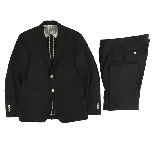THOM BROWNE トムブラウン MJC001AW4314 ウール2B段返り 3B テーラード ジャケット セットアップ スーツ ダークグレー系 1【中古】