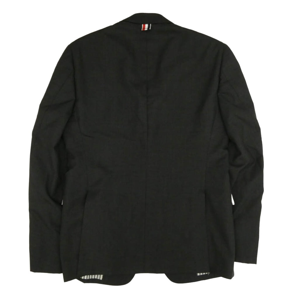 THOM BROWNE トムブラウン MJC001AW4314 ウール2B段返り 3B テーラード ジャケット セットアップ スーツ ダークグレー系 1【中古】
