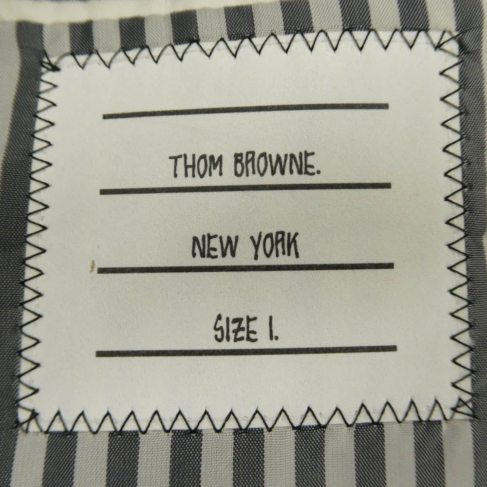 THOM BROWNE トムブラウン MJC001AW4314 ウール2B段返り 3B テーラード ジャケット セットアップ スーツ ダークグレー系 1【中古】