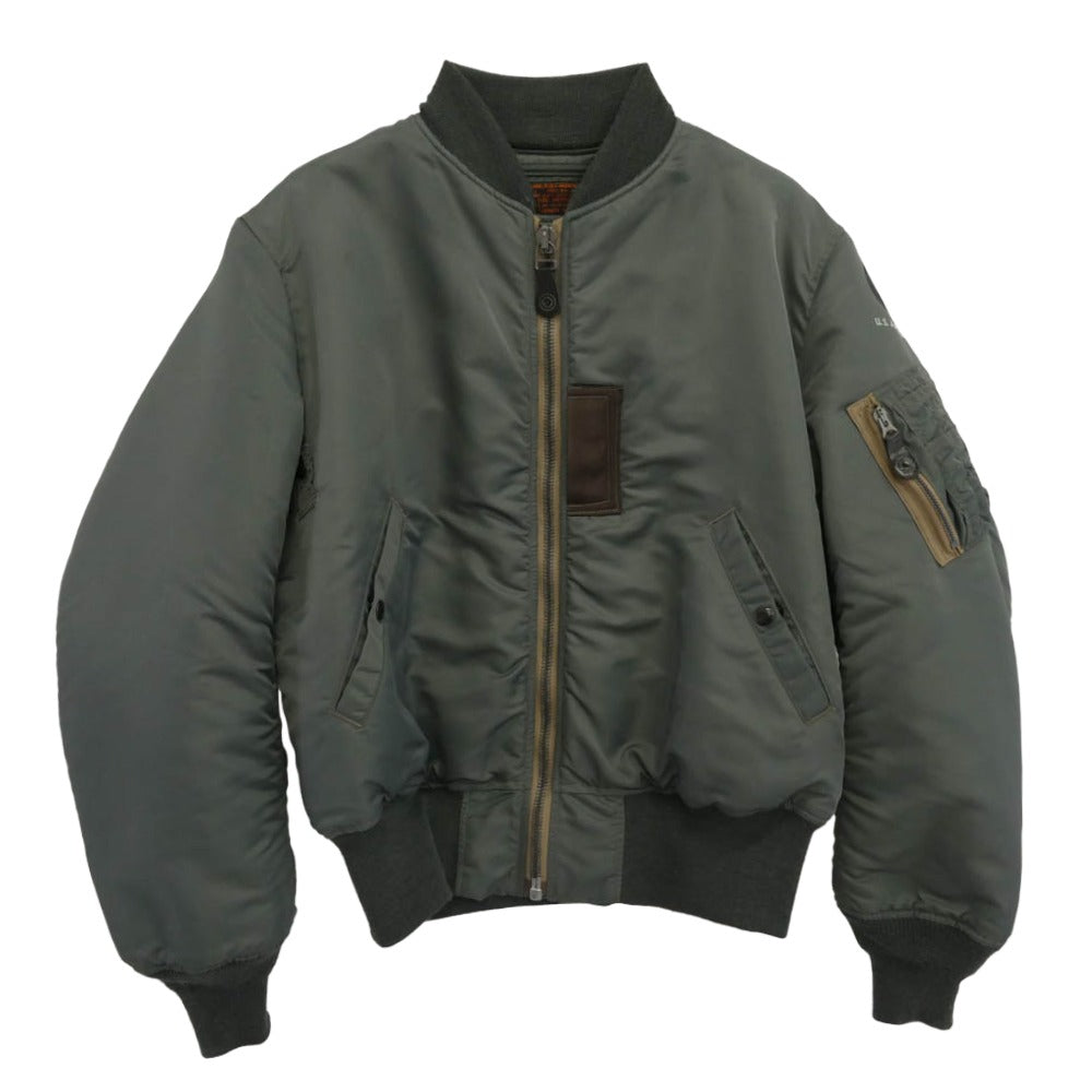 Buzz Rickson's バズリクソンズ BR14900 MA-1 ALBERT TURNER 実名復刻 エムエーワン アルバートターナー フライトジャケット カーキ系 M【中古】