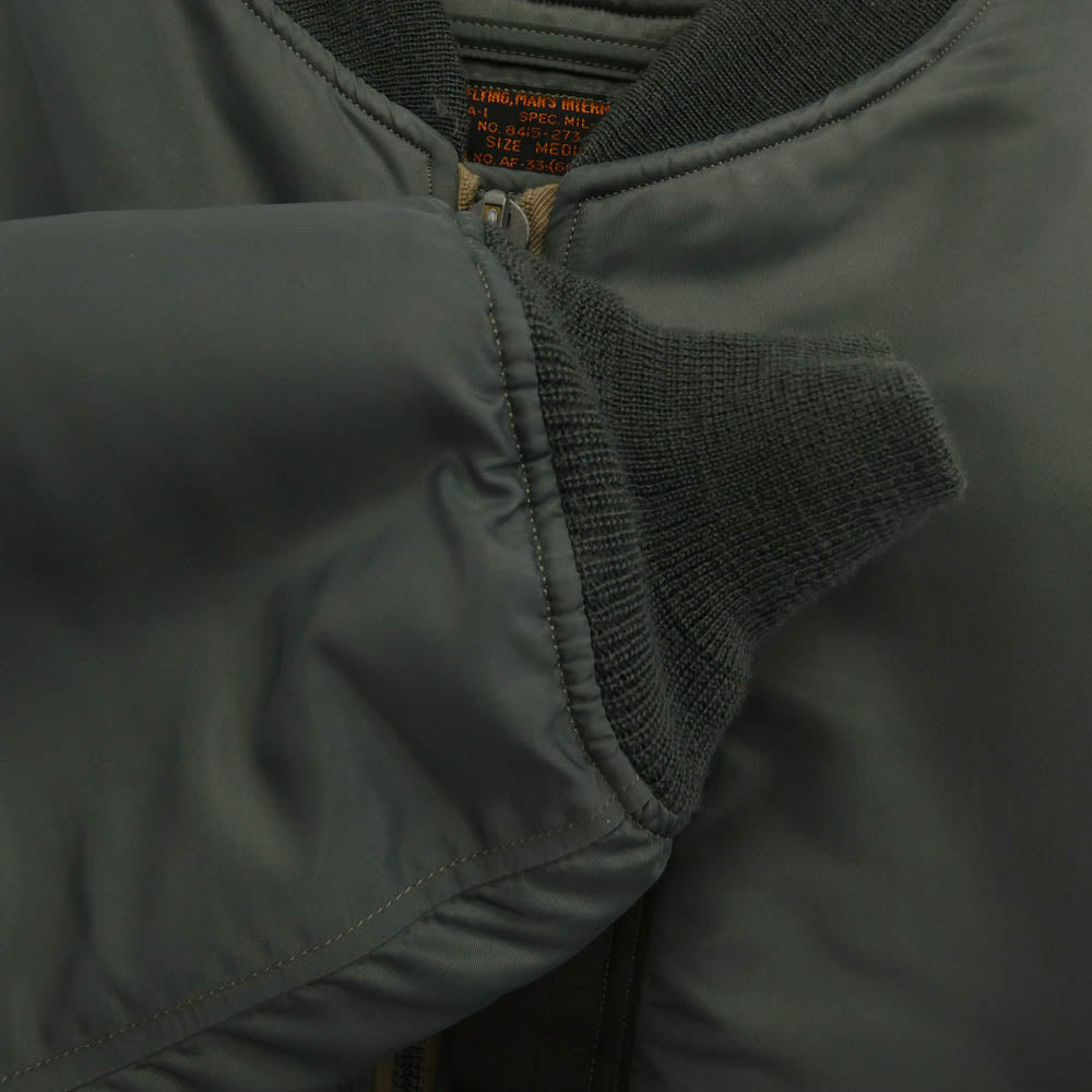 Buzz Rickson's バズリクソンズ BR14900 MA-1 ALBERT TURNER 実名復刻 エムエーワン アルバートターナー フライトジャケット カーキ系 M【中古】