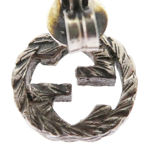 GUCCI グッチ 457109 インターロッキングG GGデザイン ピアス シルバー系【中古】