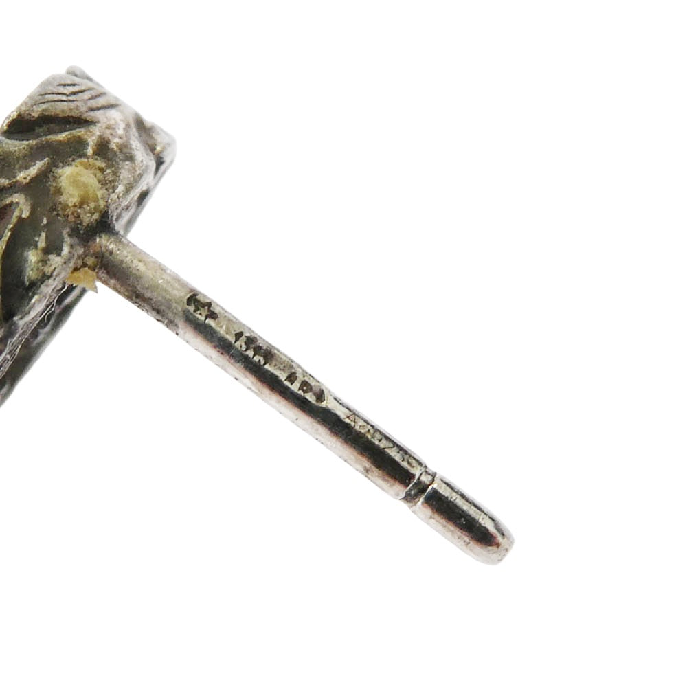 GUCCI グッチ 457109 インターロッキングG GGデザイン ピアス シルバー系【中古】