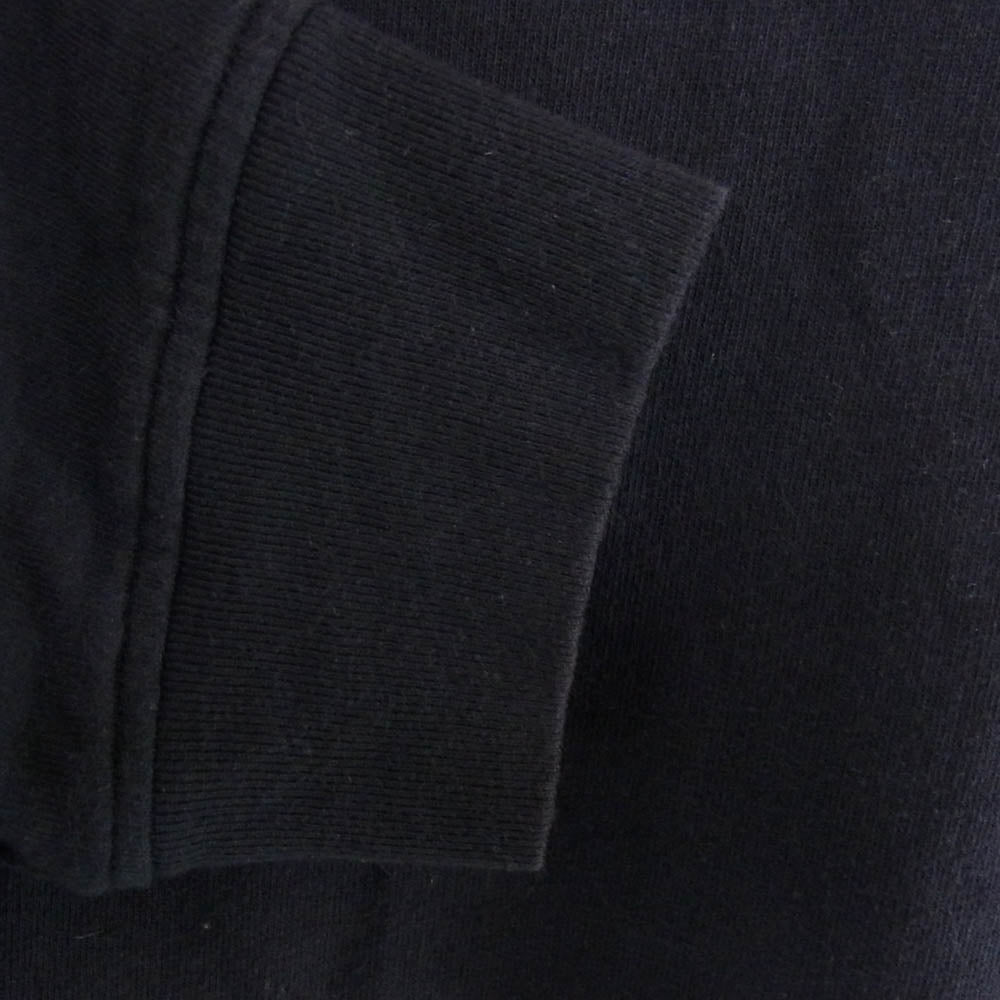 COMOLI コモリ 17AW L03-05003 インレイ起毛 長袖 クルーネック スウェット ブラック系 3【中古】