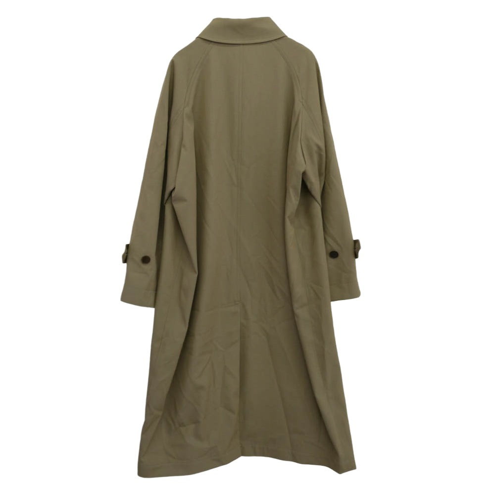 AURALEE オーラリー 26SS A26SC06MG Light wool max gabardine coat KHAKI BEIGE CHAMBRAY ライトウールマックスギャバジン ステンカラーコート ベージュ系【極上美品】【中古】