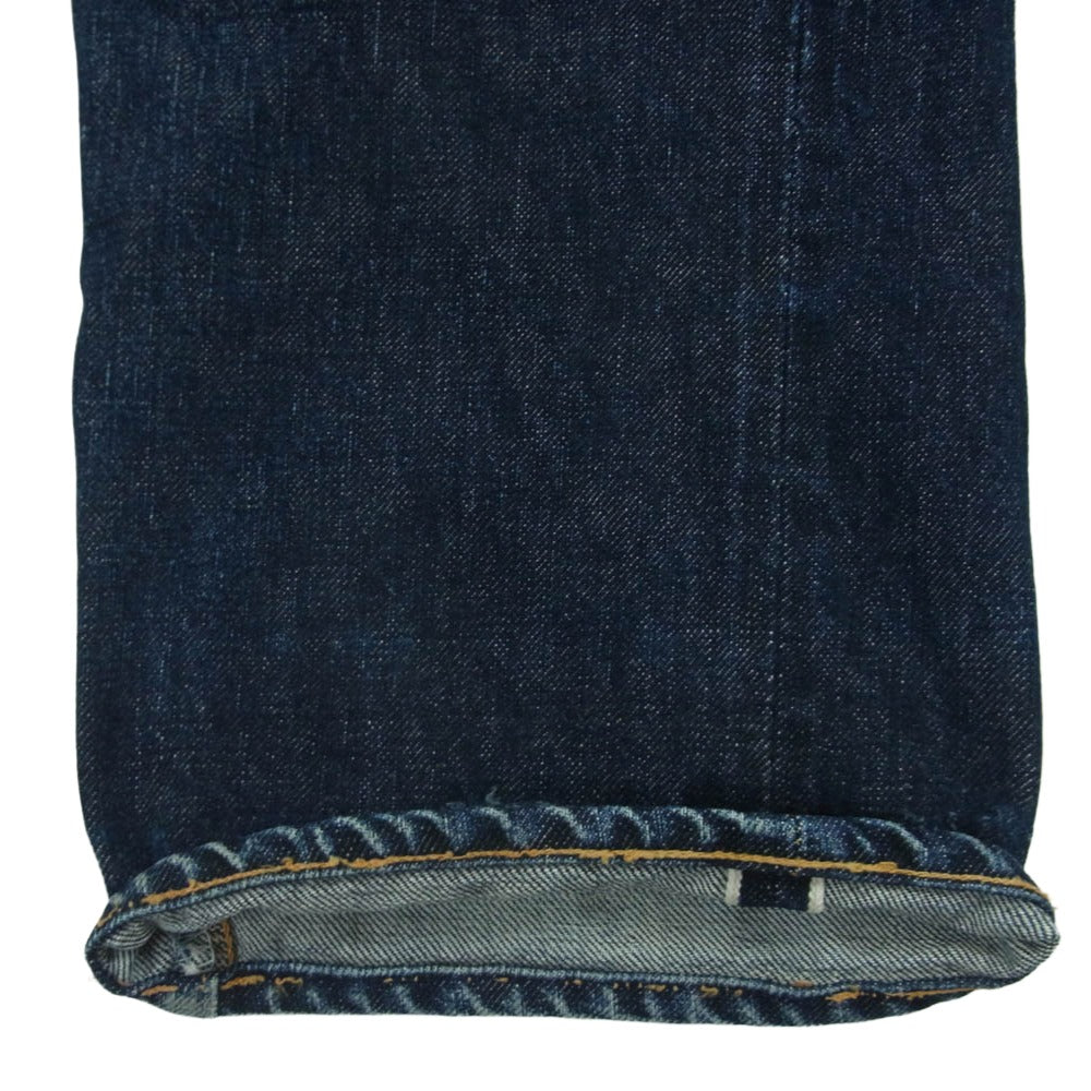 The REAL McCOY'S ザリアルマッコイズ Lot 001 セルビッチ ボタンフライ デニム パンツ インディゴブルー系 W30 L36【中古】