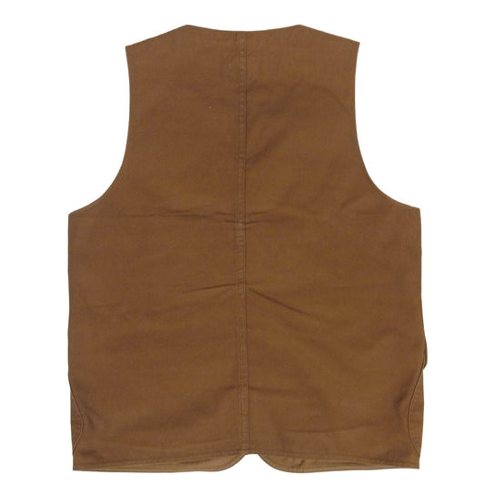 The REAL McCOY'S ザリアルマッコイズ ジョーマッコイ OUTDOORSMEN ワーク ベスト ブラウン系 38【中古】