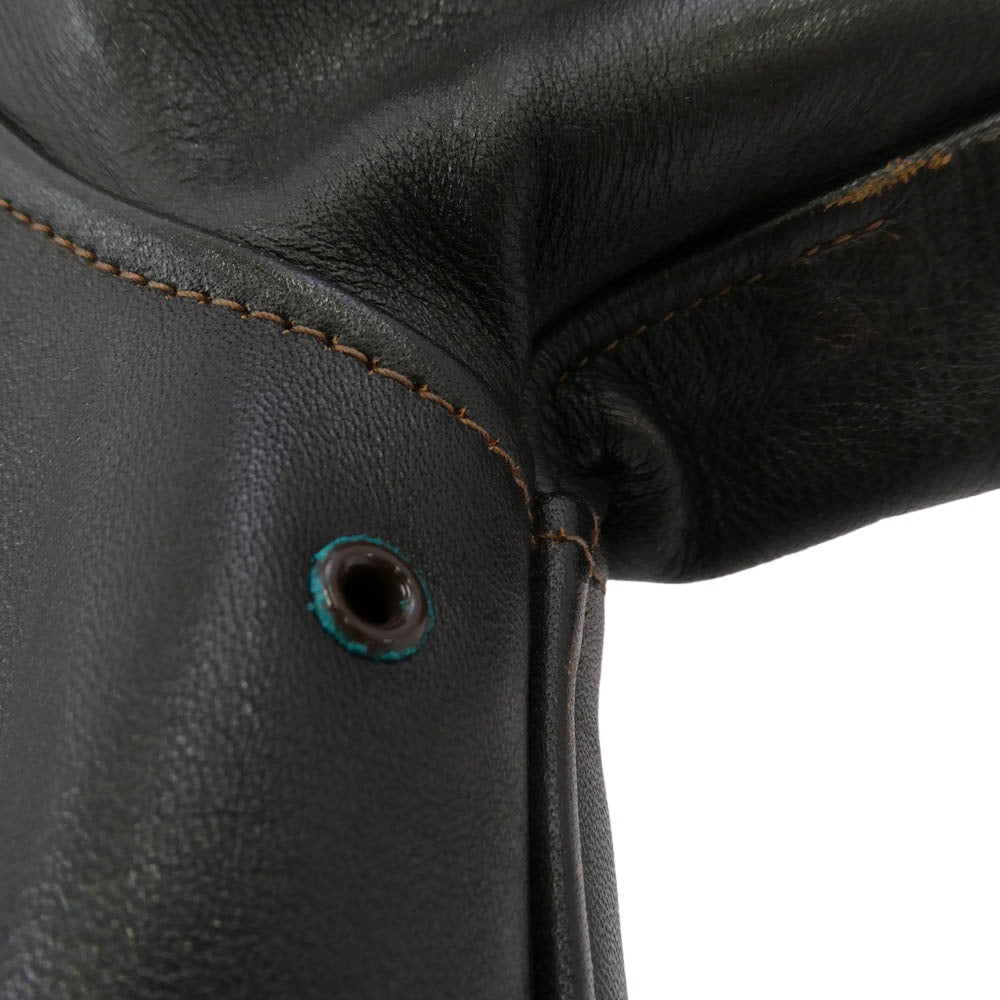 The REAL McCOY'S ザリアルマッコイズ TYPE A-2 PARACHUTE CAMOUFLAGE LINING ホースハイド パラシュートライニング カモ柄 フライト ミリタリー ジャケット ダークブラウン系 40【中古】