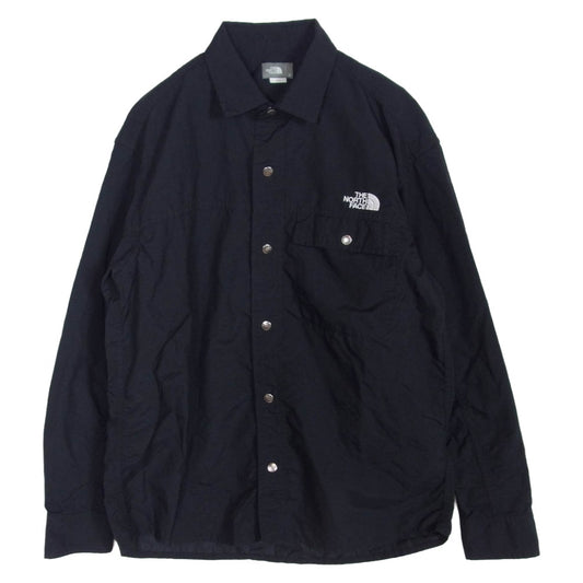 THE NORTH FACE ノースフェイス NR11961 L/S NUPTSE SHIRT ロングスリーブ ヌプシ 長袖 シャツ ブラック系 S【中古】