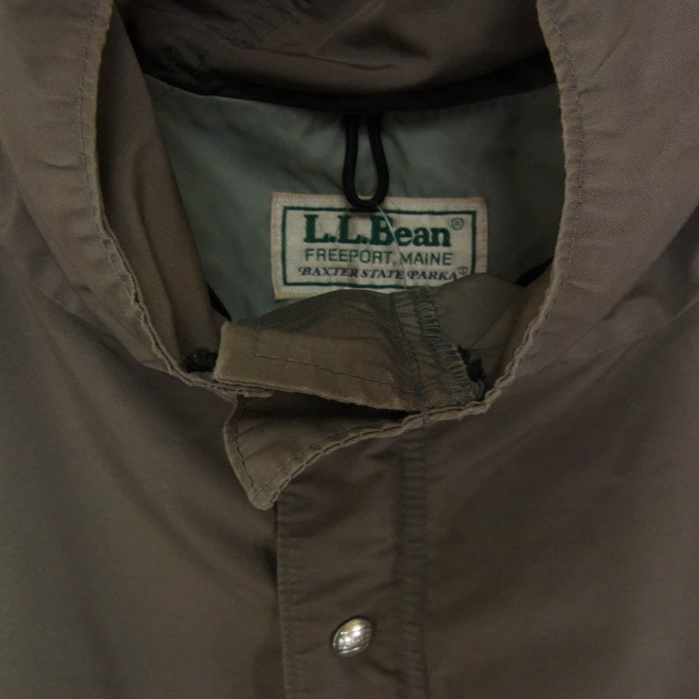 L.L.Bean エルエルビーン BAXTER STATE PARKA バクスター ステート パーカ マウンテンパーカー ジャケット カーキ系 XL【中古】