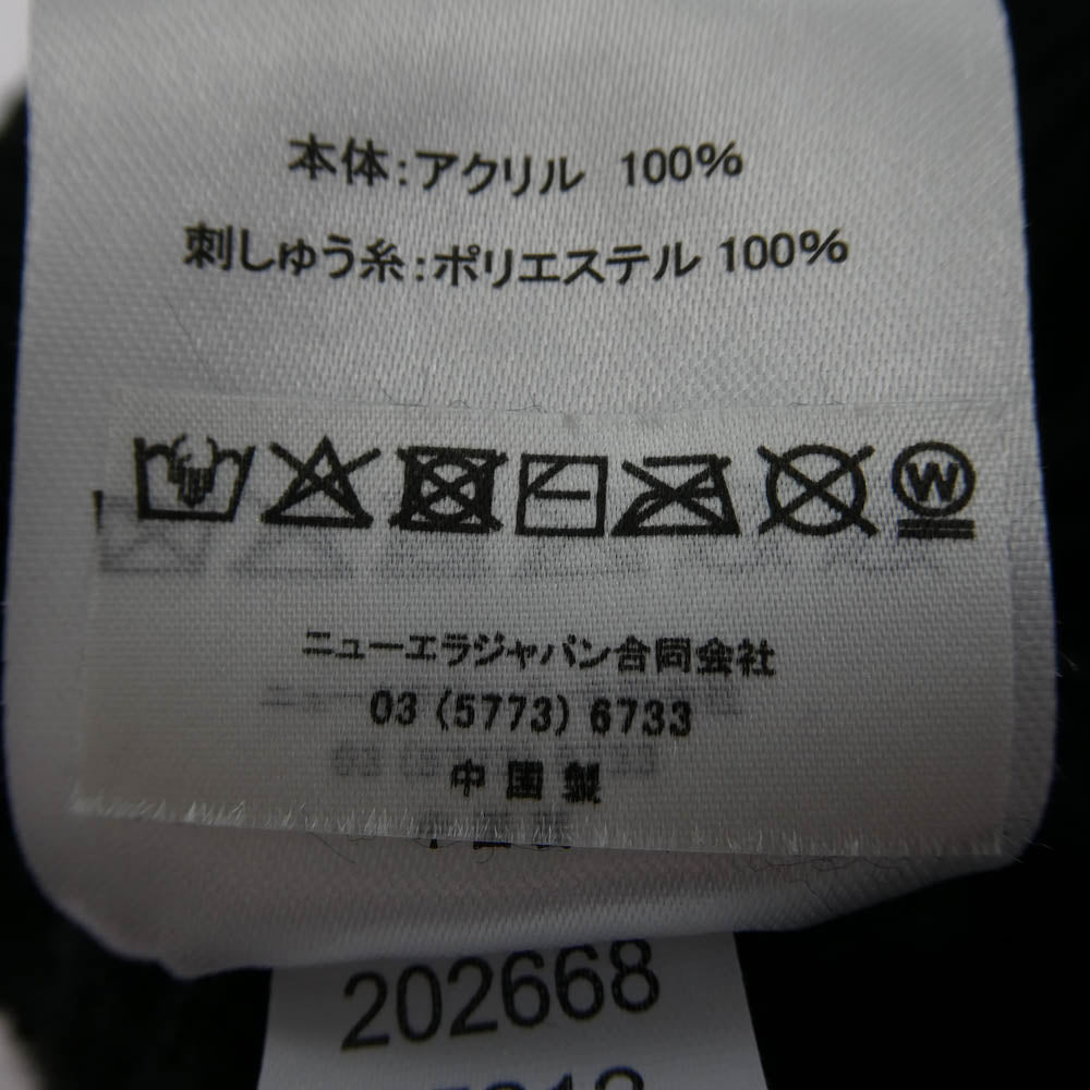 NEW ERA ニューエラ カフニットトラッパー イヤータブ付き ニット帽 ブラック系【中古】
