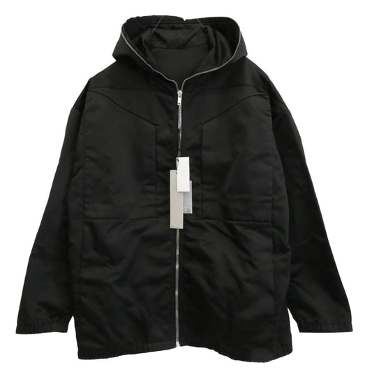 Rick Owens リックオウエンス 24SS RR01D3715-NBR LIDO期 Lido hooded zip-up jacket リド フーデッド ジップアップ ジャケット ブラック系 48【美品】【中古】