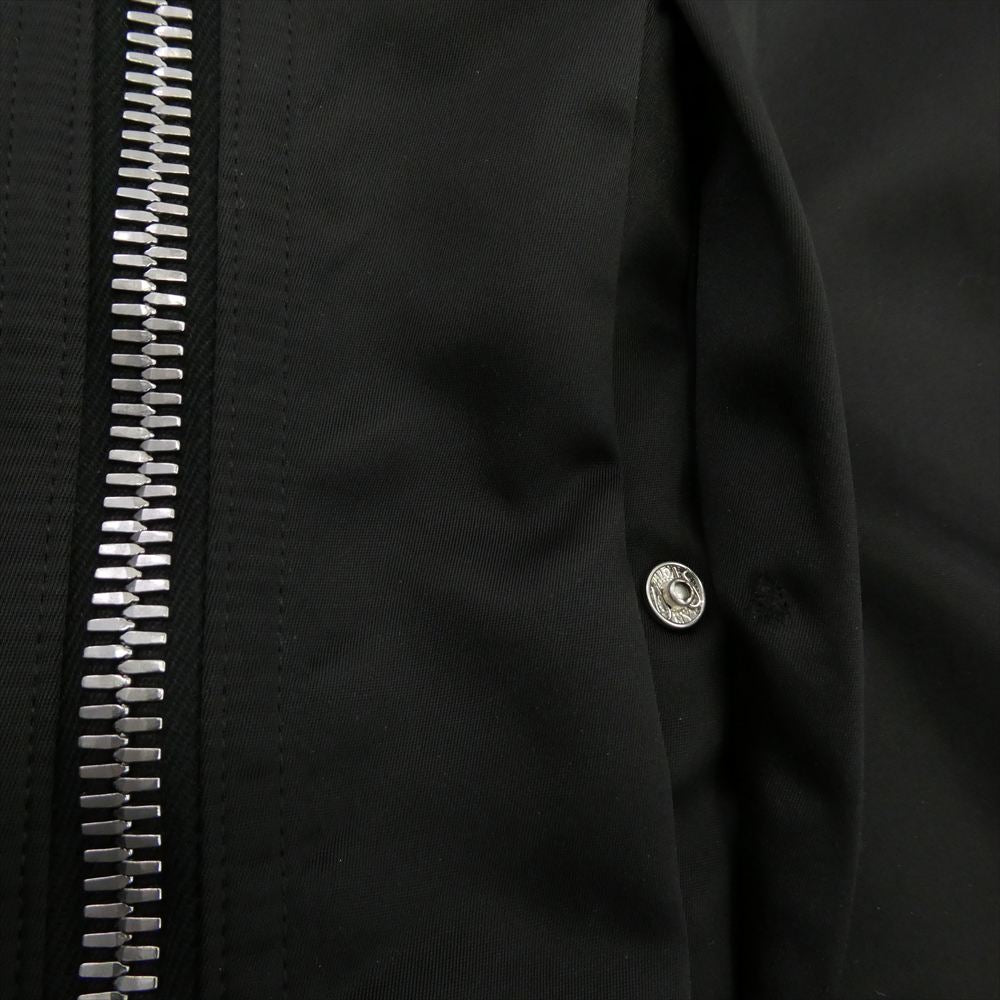 Rick Owens リックオウエンス 24SS RR01D3715-NBR LIDO期 Lido hooded zip-up jacket リド フーデッド ジップアップ ジャケット ブラック系 48【中古】
