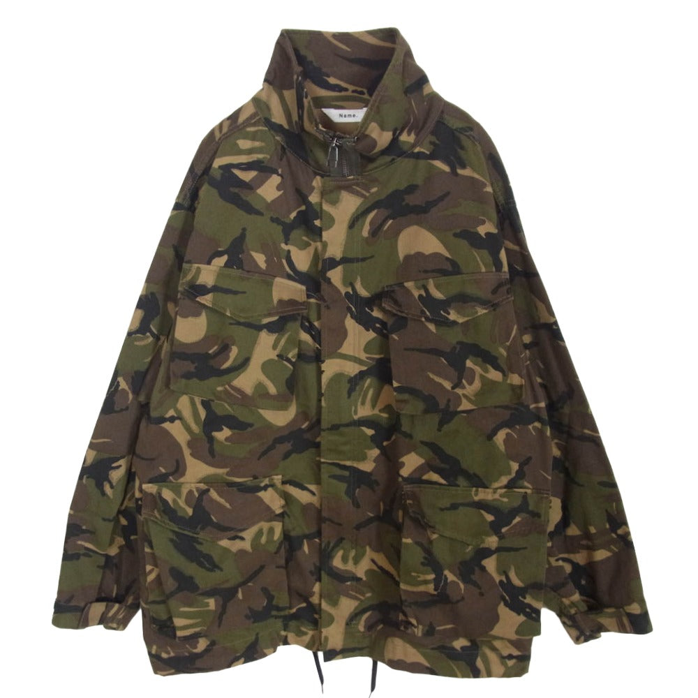 ネーム 22SS NMJK-22SS-001 CAMOUFLAGE COMBAT JACKET カモフラージュ コンバット ミリタリー ジャケット カーキ系 3【中古】
