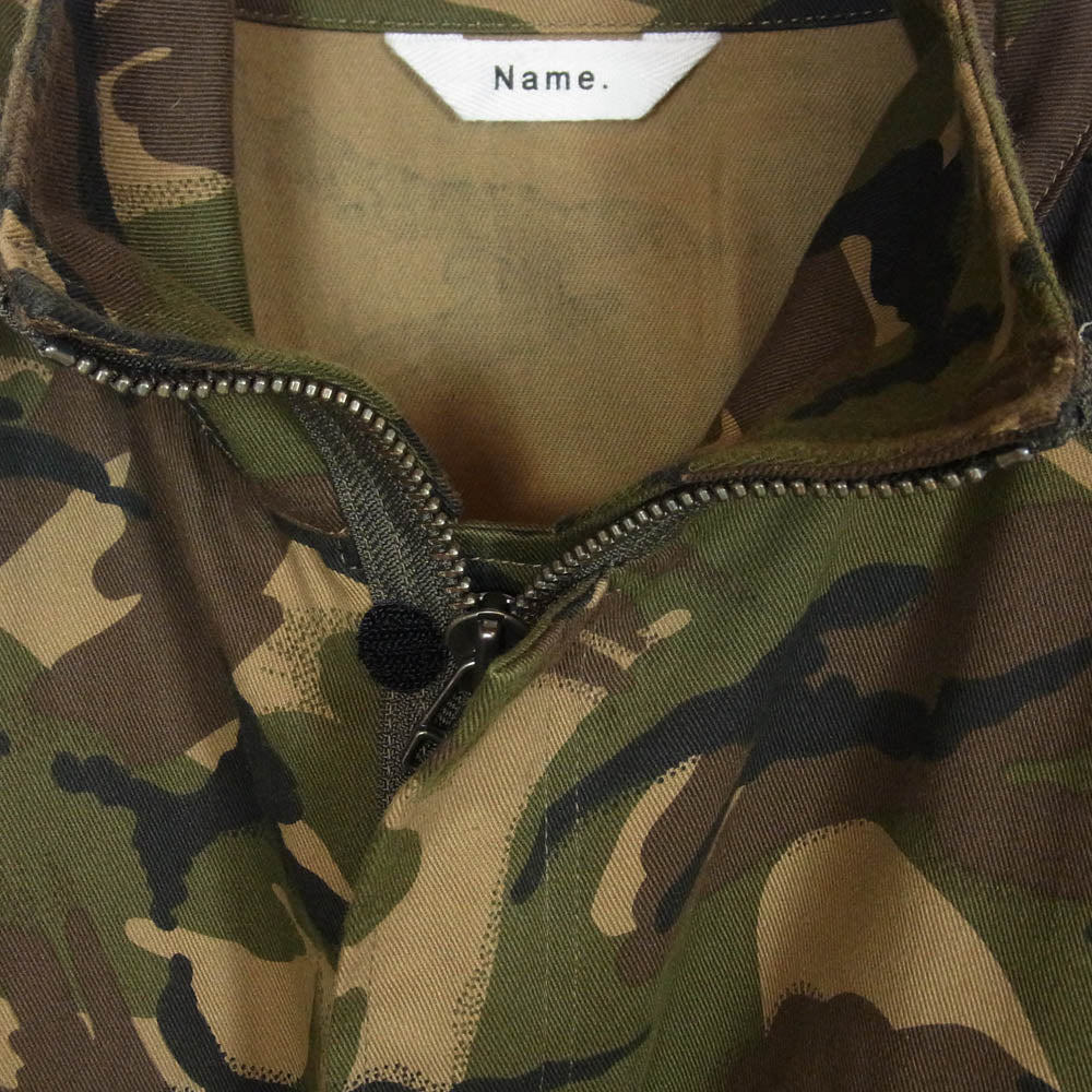 ネーム 22SS NMJK-22SS-001 CAMOUFLAGE COMBAT JACKET カモフラージュ コンバット ミリタリー ジャケット カーキ系 3【中古】