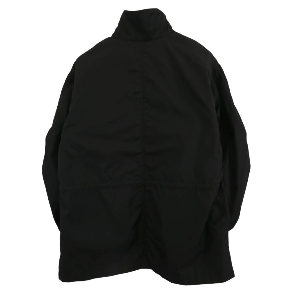 ATON エイトン 22AW 7031993 DOPE DYE NYLON SHORT MODS COAT ライナー付き ナイロン モッズ コート ブラック系 06【中古】