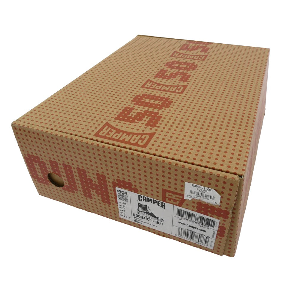 K300492-001 Black Leather Ankle Bootsレザー サイドゴア ブーツ ブラック系 40【中古】