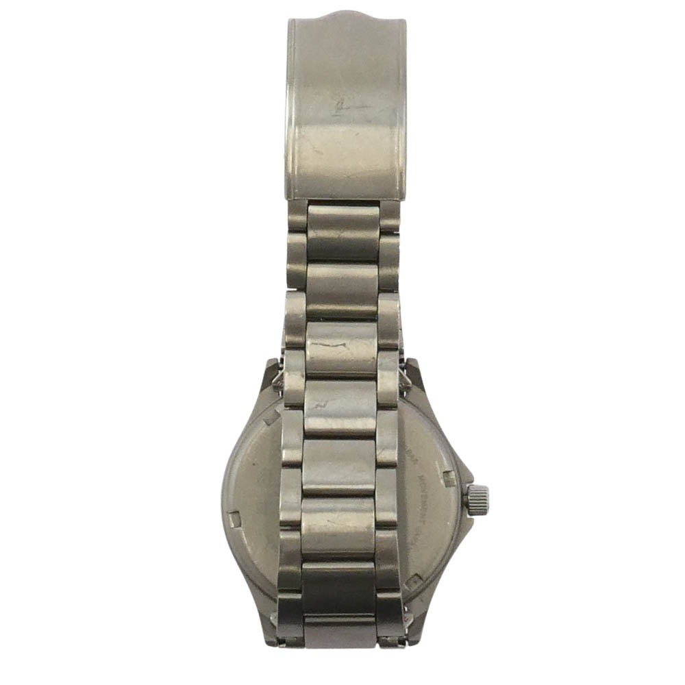 アルバ 7N43-0AE0 チタン ミリタリー ウォッチ 腕時計 シルバー系【中古】