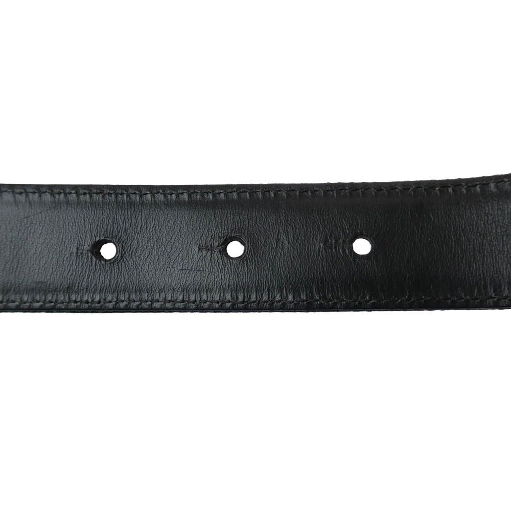 RALPH LAUREN ラルフローレン RLロゴ バックル ベルト グリーン系 シルバー系 L【中古】