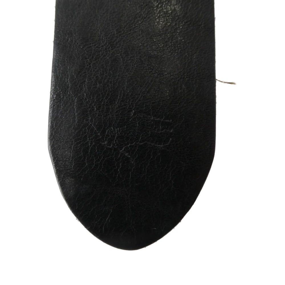 RALPH LAUREN ラルフローレン レザー リング ベルト ブラック系【中古】