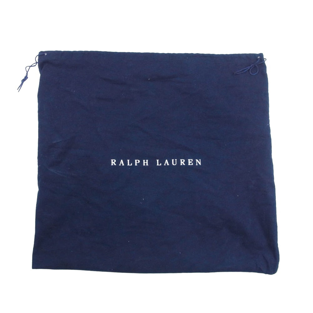 RALPH LAUREN ラルフローレン オールレザー ショルダー ハンド バッグ ブラウン系【中古】