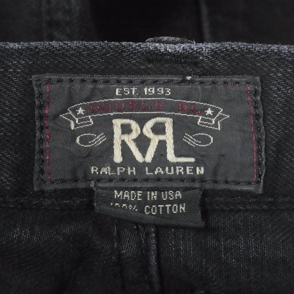 RRL ダブルアールエル prpdym0093 USA製 ブラックデニム パンツ ブラック系 30【中古】