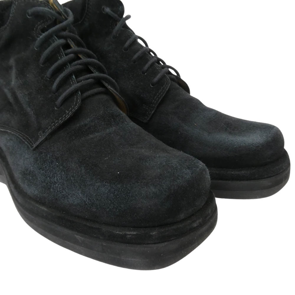 COLE HAAN コールハーン スウェード ウェッジ チャッカ ブーツ ブラック系 8B【中古】