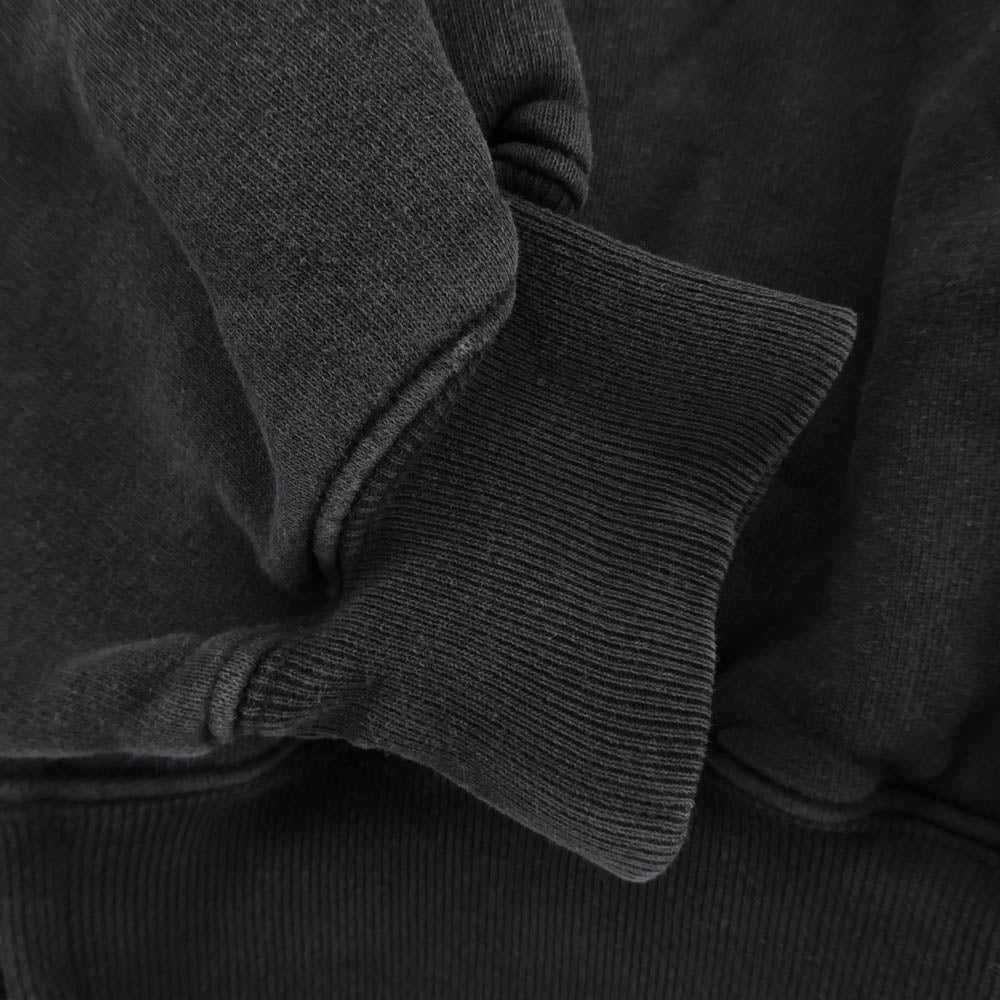 BALENCIAGA バレンシアガ 826148 TSVI8 Belleville Hoodie バック プリント ダブルジップ ジップアップ フーディ パーカー ブラック系 2【極上美品】【中古】