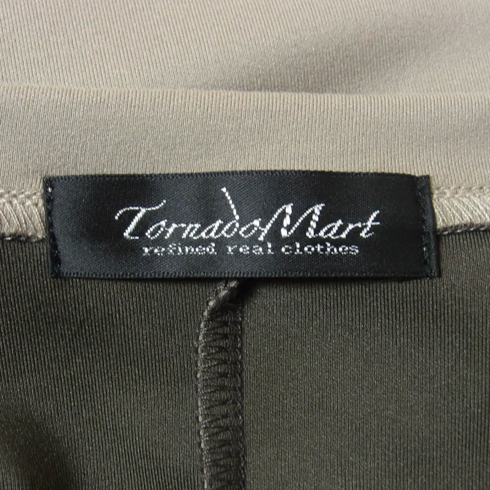 TORNADO MART トルネードマート 20-01303 スポンジ生地 ストレッチ クルーネック スウェット トレーナー ベージュ系 M【中古】