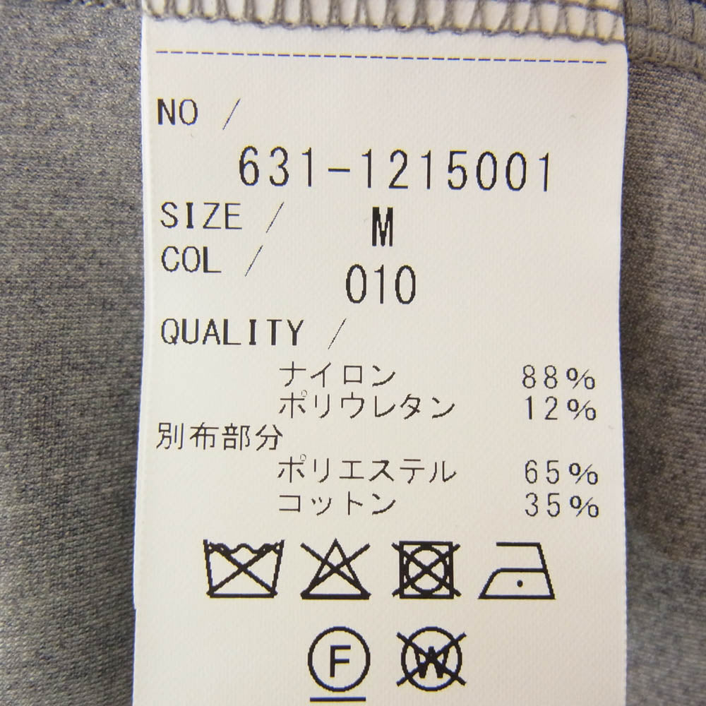 TORNADO MART トルネードマート 631-1215001 デニム転写 ストレッチ 七分袖 カッタウェイカラー シャツ ブラック系 M【中古】