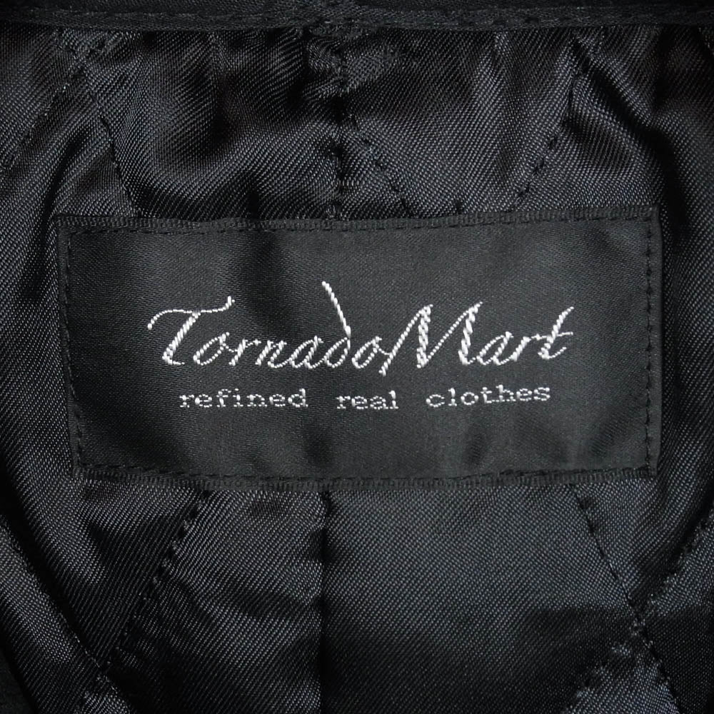 TORNADO MART トルネードマート 20-01366 T/Cスエード フェイクスエード 中綿 裏キルティング ジャケット ブラック系 M【中古】