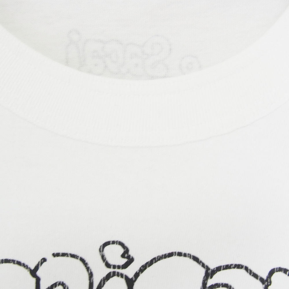 Sacai サカイ 24AW 24-0820S × Gonz sacaigonz プリント クルーネック 半袖 Tシャツ ホワイト系 2【中古】