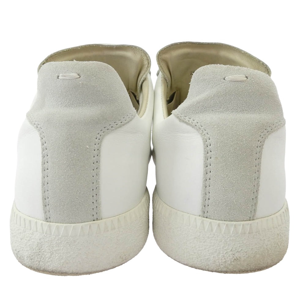 MAISON MARGIELA メゾンマルジェラ 22 イタリア製 REPLICA 70s sports shoes スポーツシューズ スニーカー ホワイト系 オフホワイト系 40【中古】