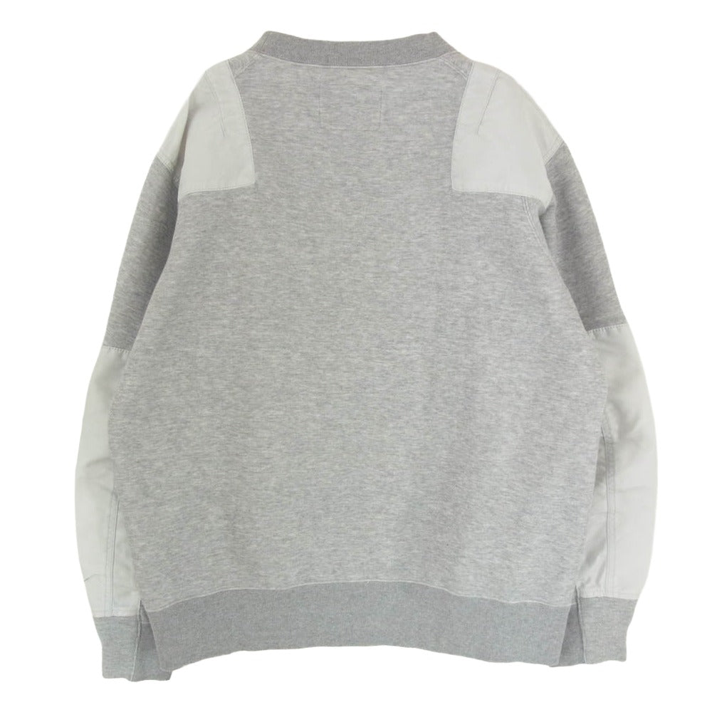 Sacai サカイ SCM-032 Sponge Sweat MA-1 Pullover 異素材ドッキング